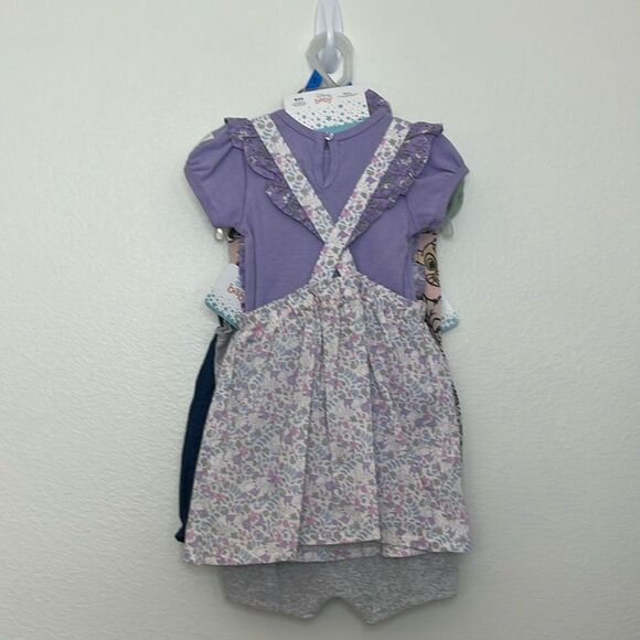 Disney Baby Pinafore Dresses x2 Rompers x1 Winnie the Pooh, Pluto, 101 Dalmatian - Picture 8 of 16